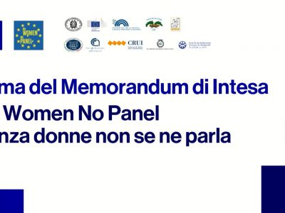 Emiliano (Regioni): alla firma del memorandum di intesa No Woman No Panel - Rai - 18.01.2022